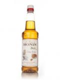 A bottle of Monin Crème Brûlée Syrup 1l