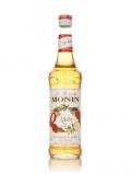 A bottle of Monin Litchi (Lychee) Syrup