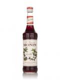 A bottle of Monin Myrtille (Blueberry) Syrup