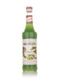 A bottle of Monin Pistache (Pistachio) Syrup