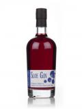 A bottle of Morrison& Mackay Sloe Gin