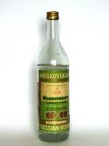 A bottle of Moskovskaya Russian Vodka