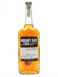 A bottle of Mount Gay Black Barrel / Litre