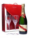 A bottle of Mumm Cordon Rouge NV Glass Pack