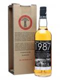 A bottle of New Zealand's 1987 / 24 Year Old / Touch Pause Engage New Whisky