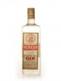 A bottle of Nicholson Lamplighter London Dry Gin - 1970s