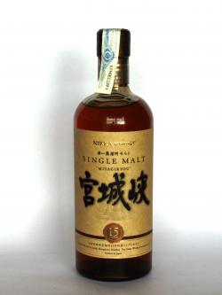 Nikka Miyagikyo 15 year Front side