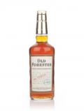 A bottle of Old Forester Bourbon - 1974