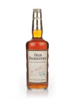 Old Forester Kentucky Bourbon (bottled 1968)