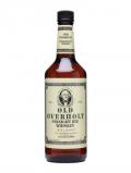 A bottle of Old Overholt 4 Year Old Straight Rye Whiskey