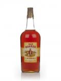 A bottle of Old Quaker 4 Year Old Straight Bourbon Whiskey - 1950s