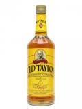 A bottle of Old Taylor 6 Year Old Kentucky Straight Bourbon Whiskey