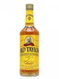 A bottle of Old Taylor 6 Year Old Kentucky Straight Bourbon Whiskey