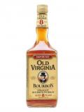 A bottle of Old Virginia 8 Year Old Bourbon Bourbon Whiskey