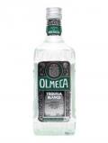 A bottle of Olmeca Silver Tequila