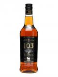 A bottle of Osborne 103 Brandy / Etiketta Negra