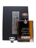 A bottle of Partida Elegante Extra Añejo Tequila