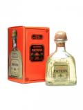 A bottle of Patron Reposado Tequila