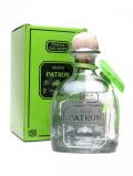 A bottle of Patron Silver Tequila