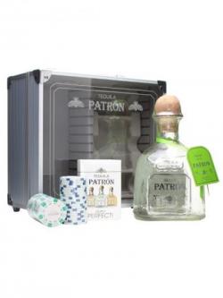 Patron Silver Tequila / Poker Set