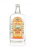 A bottle of Peinado Fine Old Dry Gin 109 - 1970s