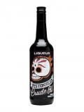 A bottle of Pistonhead Crude Oil Liquorice Chilli Liqueur