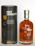 A bottle of Port Charlotte 10 Year Old Heavily Peated