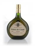 A bottle of Prince de CondÃ© VSOP Armagnac (round bottle)