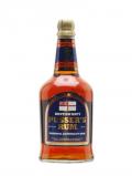 A bottle of Pusser's Blue Label British Navy Rum