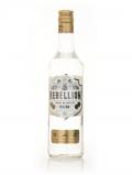 A bottle of Rebellion Ron Blanco Rum
