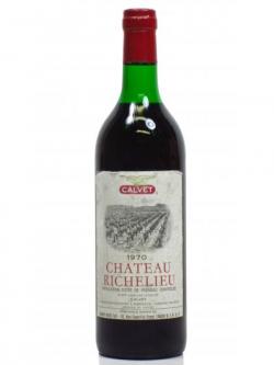 Red Wine Chateau Richelieu 1970