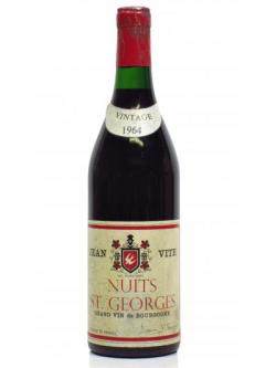 Red Wine Nuits St George Vintage 1964