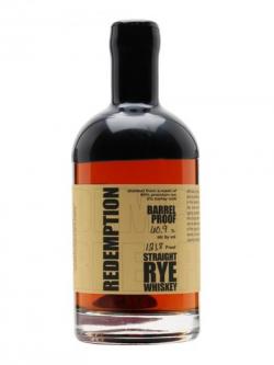 Redemption Rye Barrel Proof Whiskey Kentucky Straight Rye Whiskey