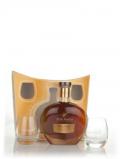 A bottle of Rémy Martin Coeur De Cognac with glasses