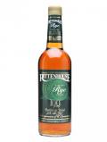 A bottle of Rittenhouse 100 Proof Rye / Single Cask for TWE Straight Rye Whiskey