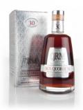 A bottle of Ron Quorhum 30 Anniversario