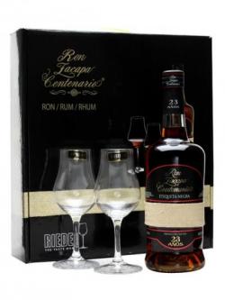 Ron Zacapa Centenario 23 Etiqueta Negra Riedel Set