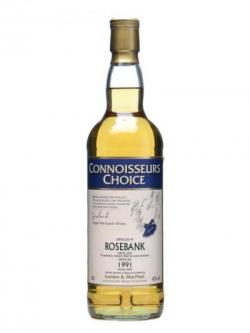 Rosebank 1991 / Connoisseurs Choice Lowland Single Malt Scotch Whisky
