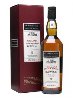 Royal Lochnagar 1994 / Managers' Choice / Sherry Cask Highland Whisky