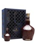 A bottle of Royal Salute 21 Year Old Gift Pack with Miniature / Red Blended Whisky