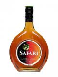 A bottle of Safari Liqueur