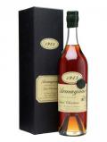 A bottle of Saint-Christeau 1945 Armagnac