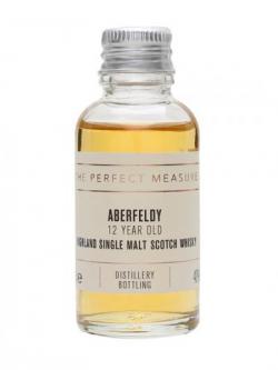 Aberfeldy 12 Year Old Sample Highland Single Malt Scotch Whisky
