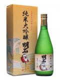 A bottle of Akashi-Tai Junmai Daiginjo Sake