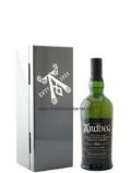 A bottle of Ardbeg Black Mystery 10 Year Old 2009 Release