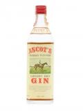 A bottle of Ascot's Derby Winner London Dry Gin / Bot.1970s