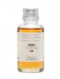 A bottle of Banks 7 Golden Age Rum Sample