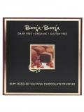 A bottle of Booja-Booja / Organic Rum Sozzled Sultana Truffles / 104g