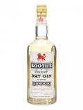 A bottle of Booth's Dry Gin / Bot.1950s
