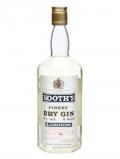 A bottle of Booth's London Dry Gin / Bot.1970s